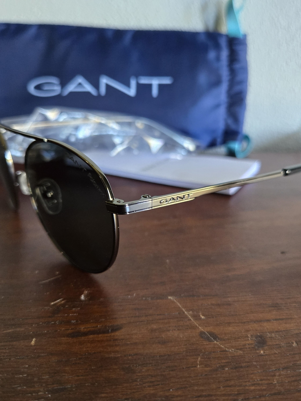 GANT GA7176 Polarized Sunglasses – Black – 58-18-140 New